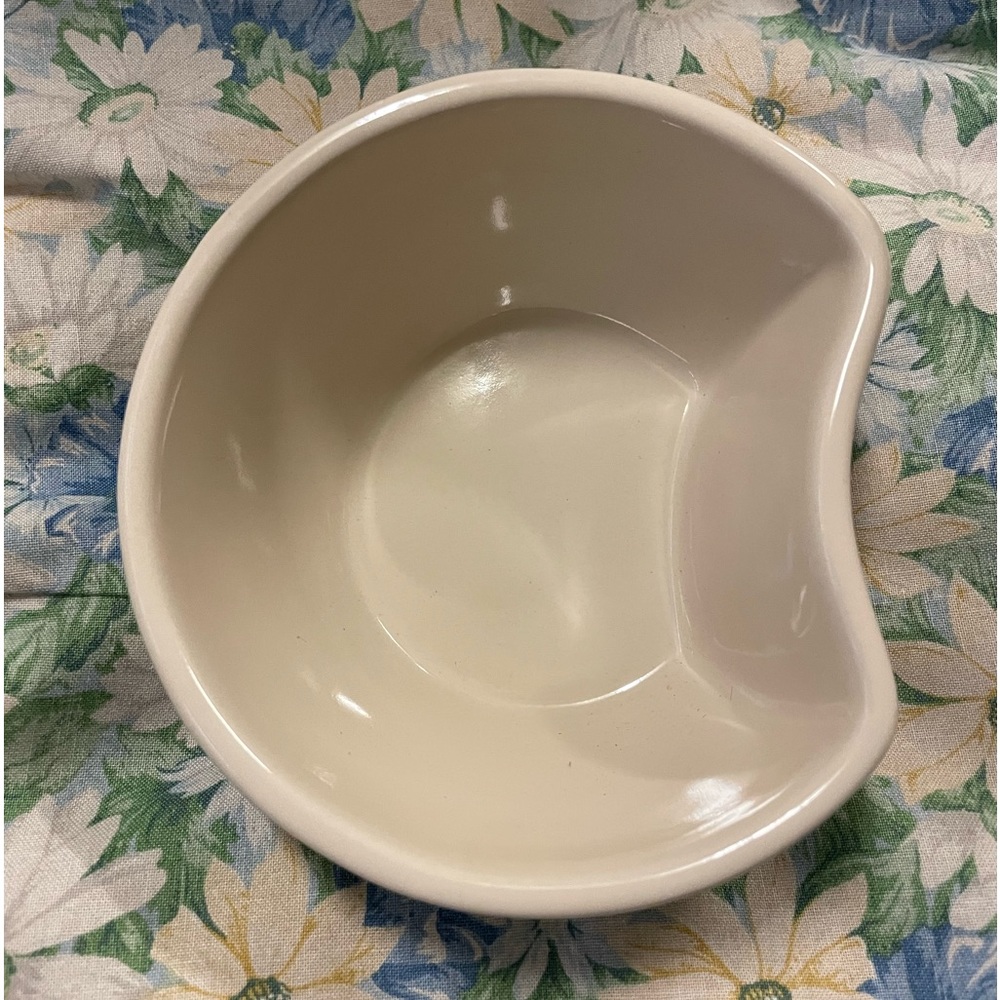 Longaberger ivory pottery bowl